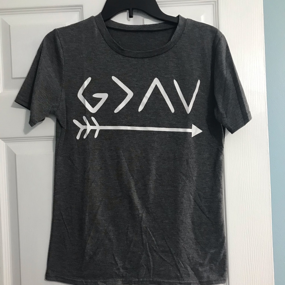 “God is Greater than my Ups and Downs” shirt